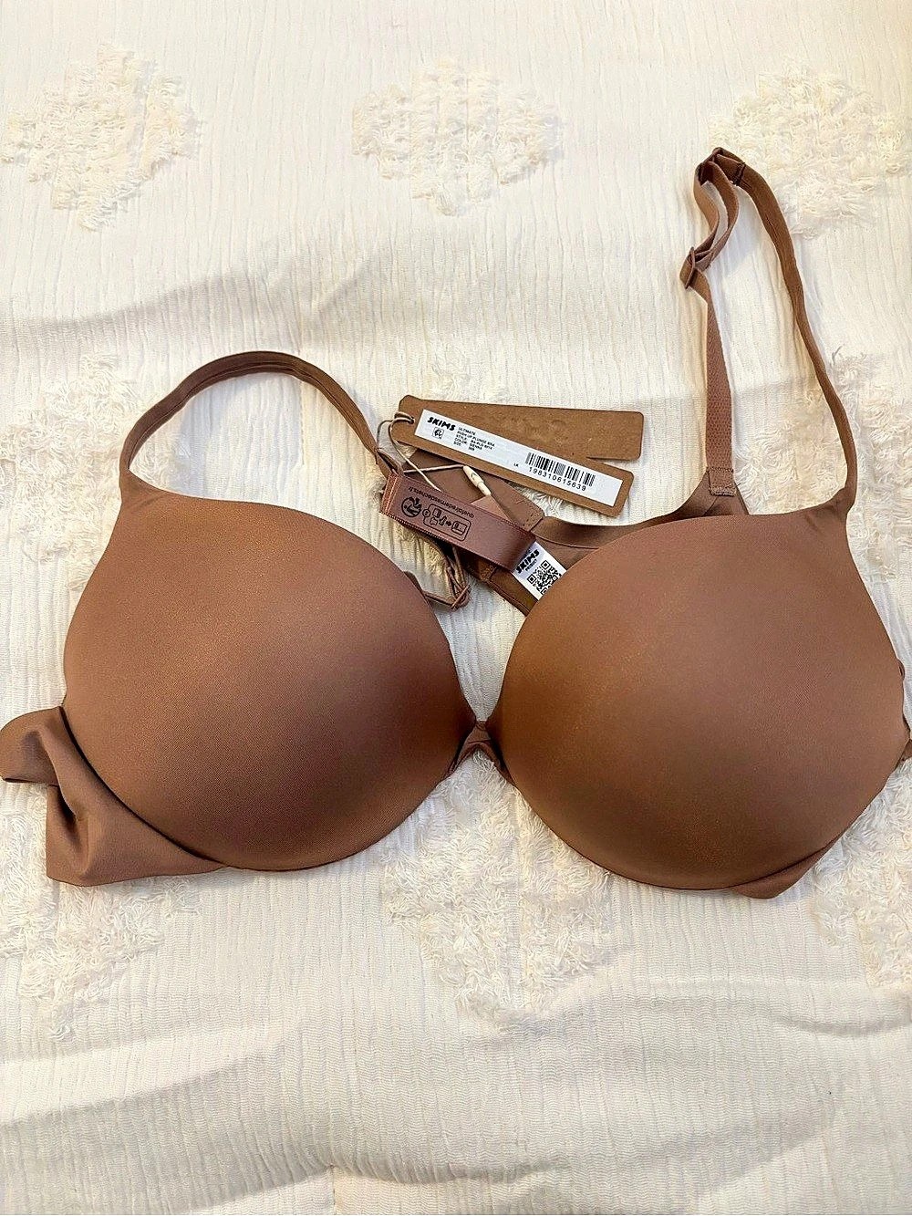 SKIMS Ultimate Push-Up Bra in Sienna Size 36B NWT